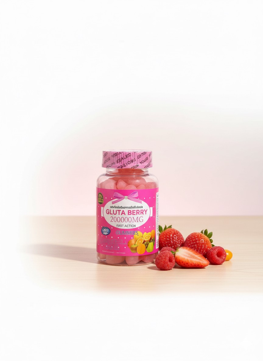 Gluta Berry 200000mg Gummies - Fast Action for Radiant Skin