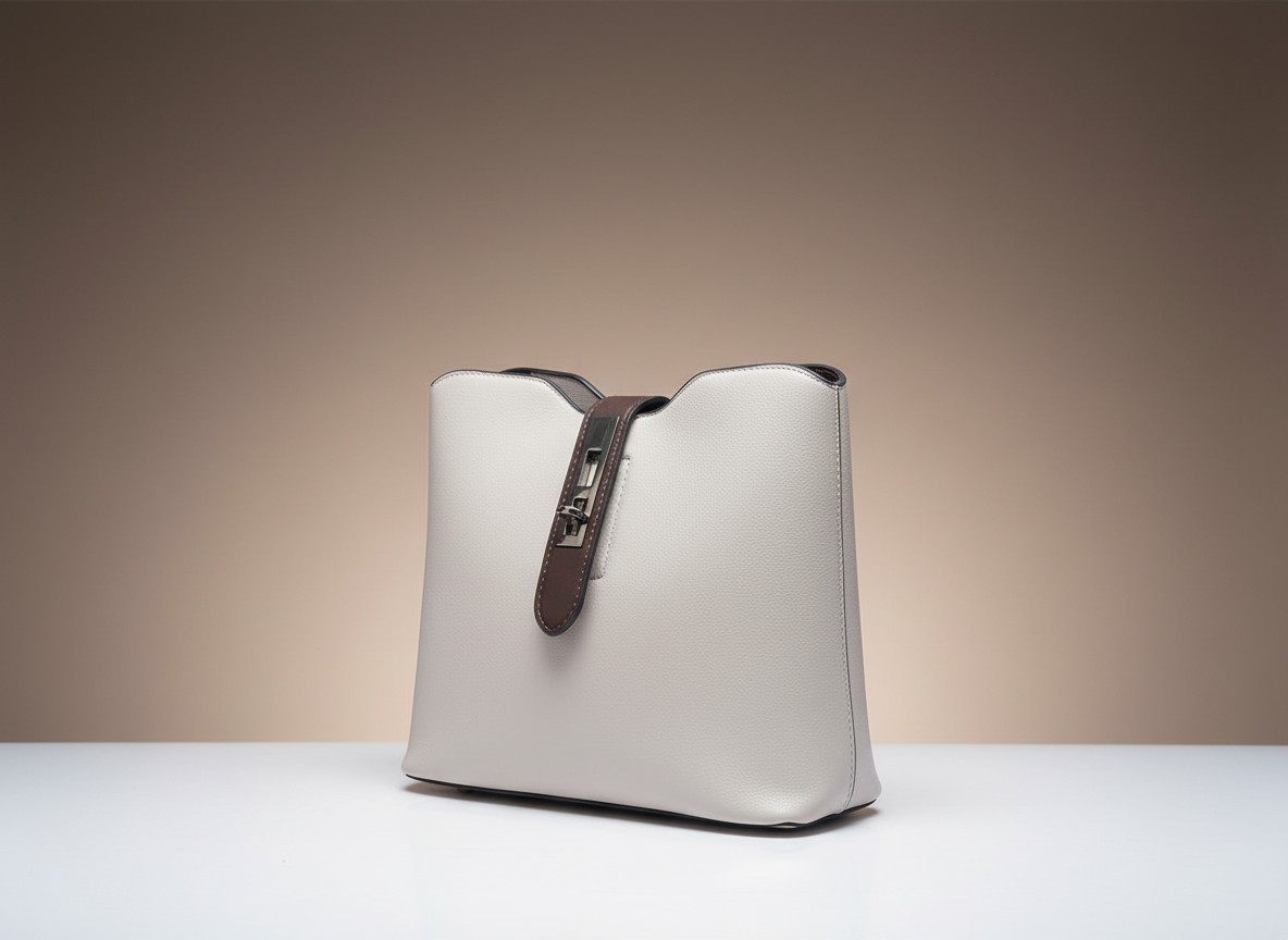 Ethereal Grey Minimalist Handbag