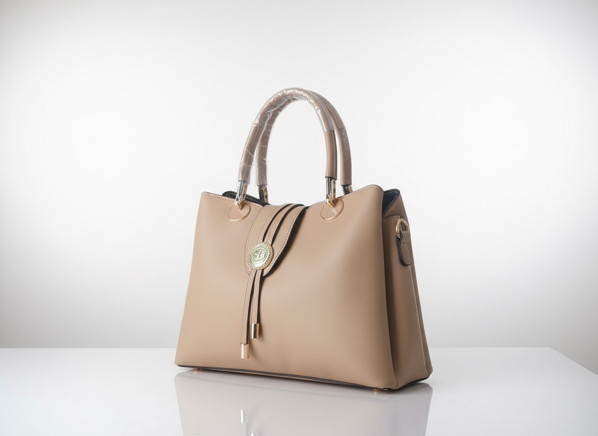 Luxe Horizon Beige Satchel