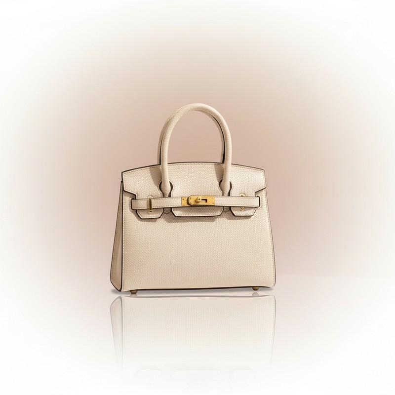 Ivory Luxe Textured Satchel