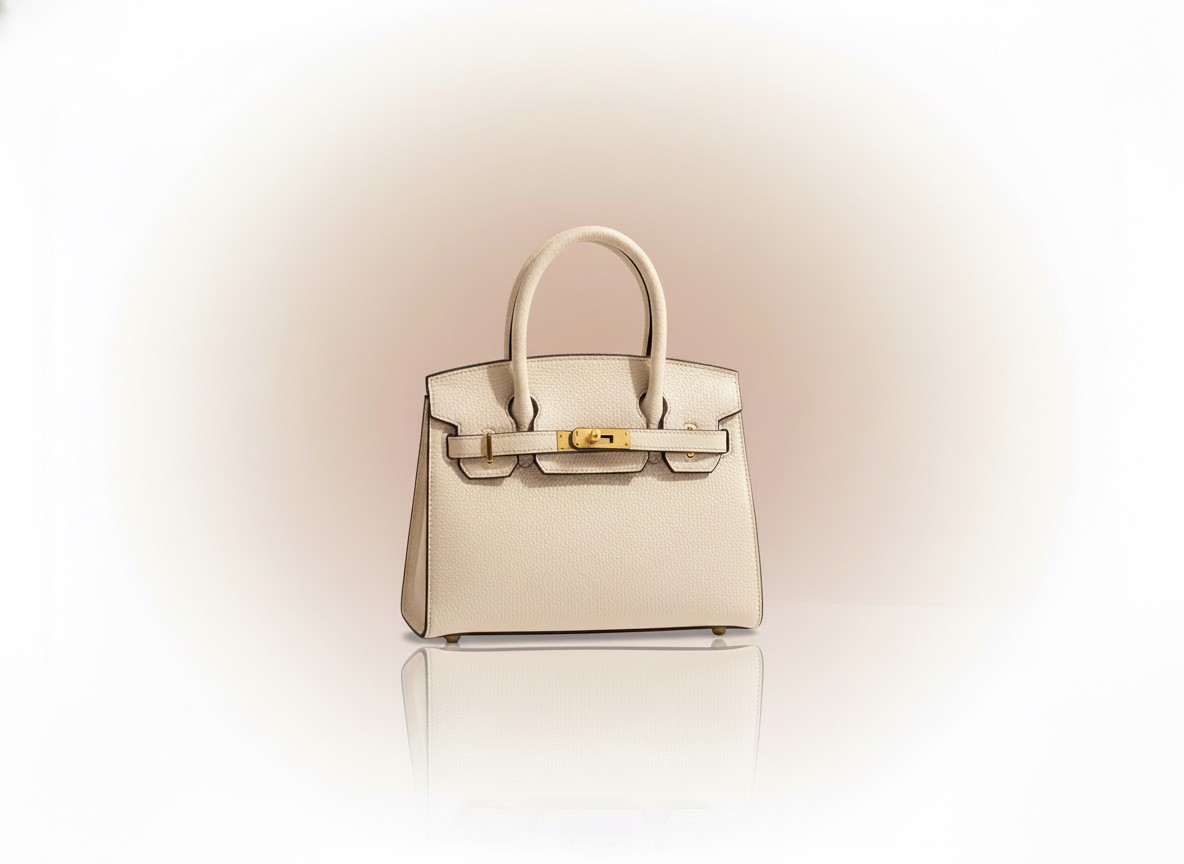 Ivory Luxe Textured Satchel