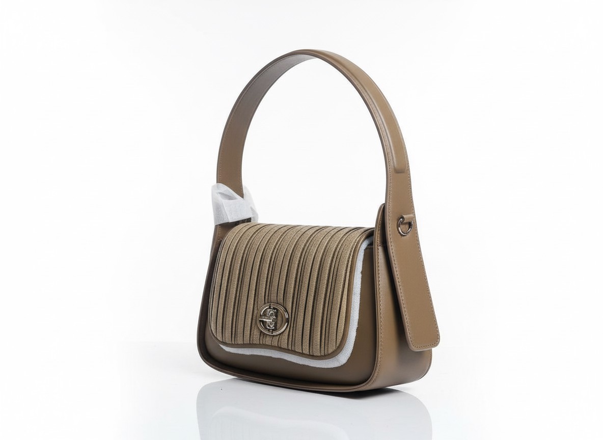 The Elara Pleated Shoulder Bag