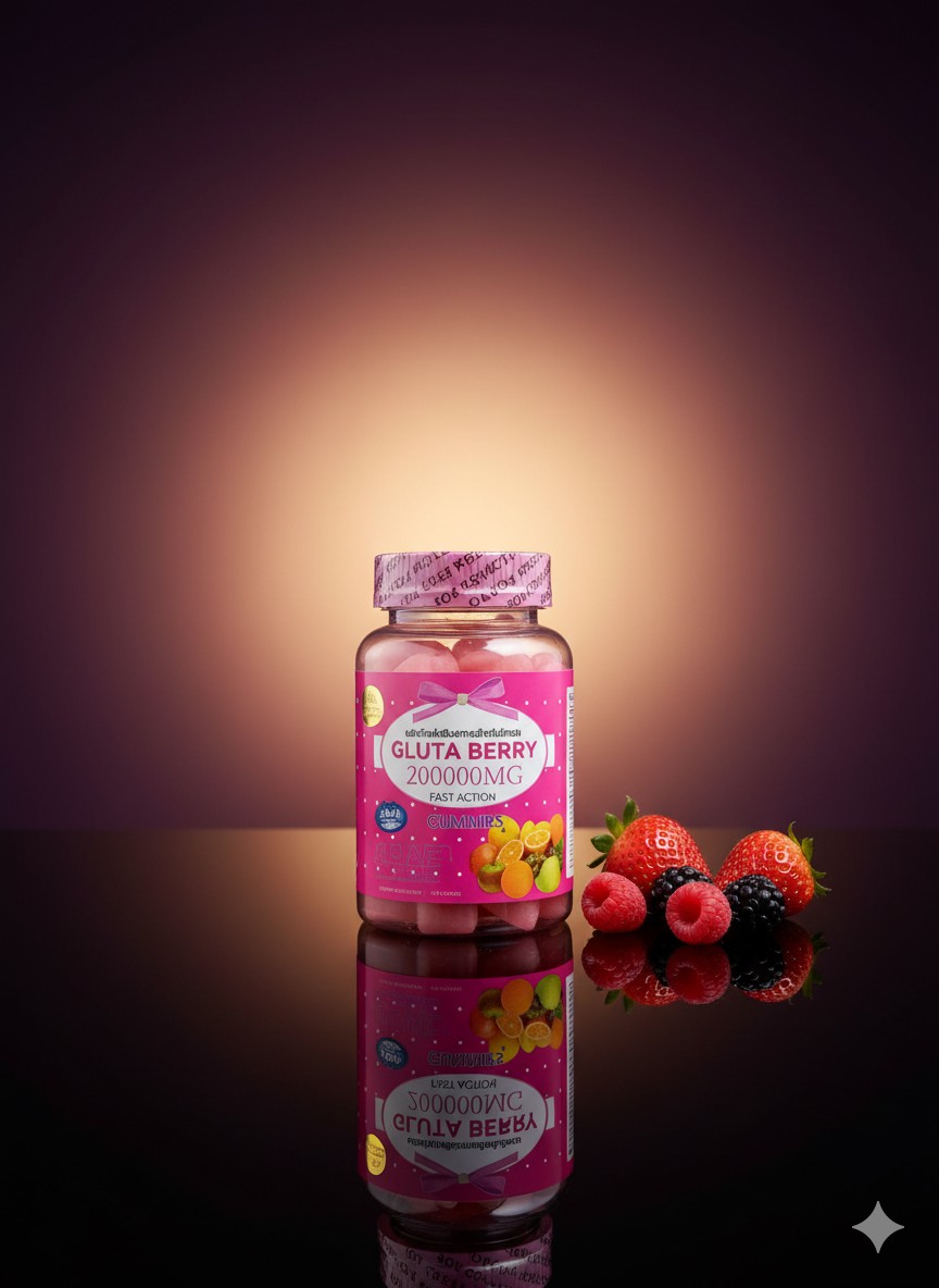 Gluta Berry 200000mg Gummies - Fast Action for Radiant Skin
