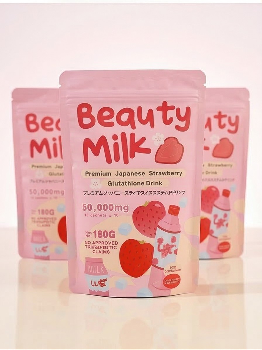 Beauty Milk — Japanese Strawberry Glutathione