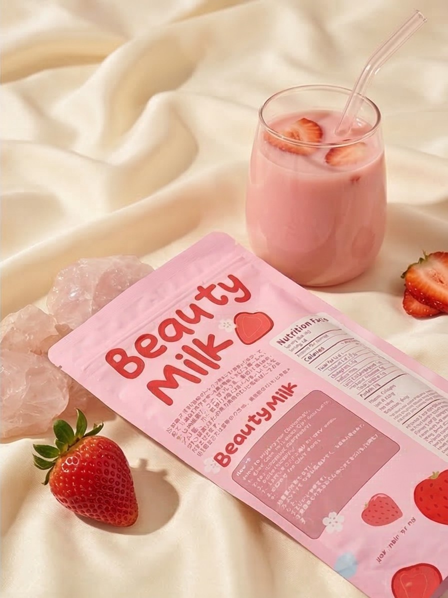 Beauty Milk — Japanese Strawberry Glutathione